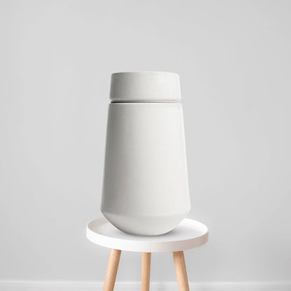 Aegis Ceramic Urn | Soft White Adult Urn