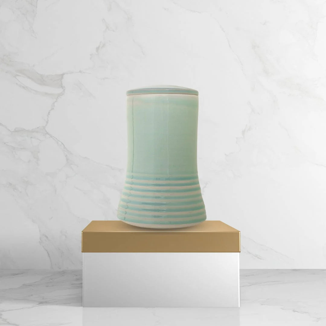 Solstice X Culp Pottery | Para Celadon Adult Urn
