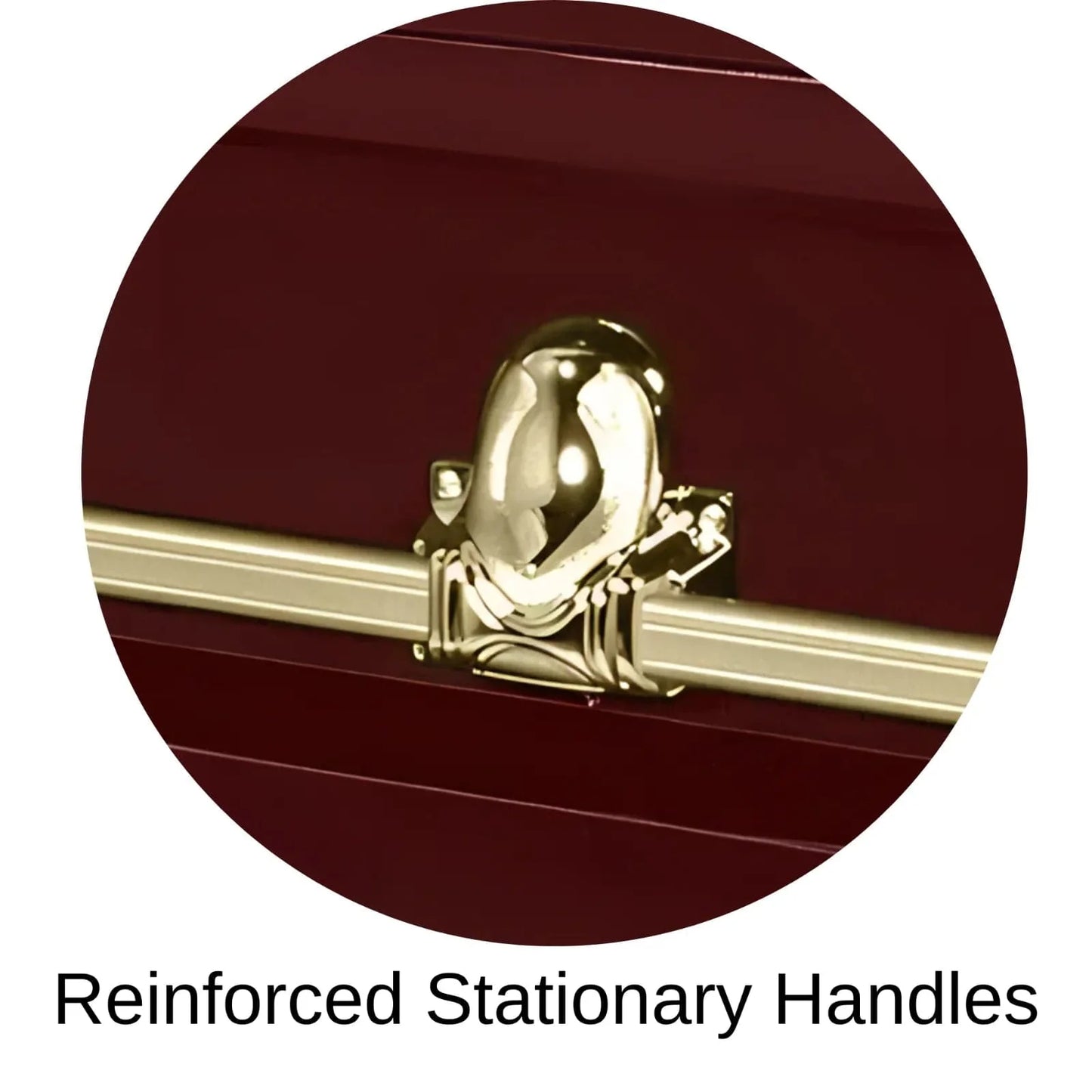 Reinforced Stationary Handles Of Titan Orion Series Casket