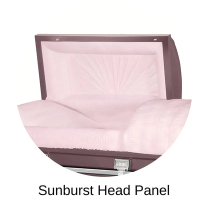 Sunburst Head Panel Of Titan Atlas XL Series Casket 