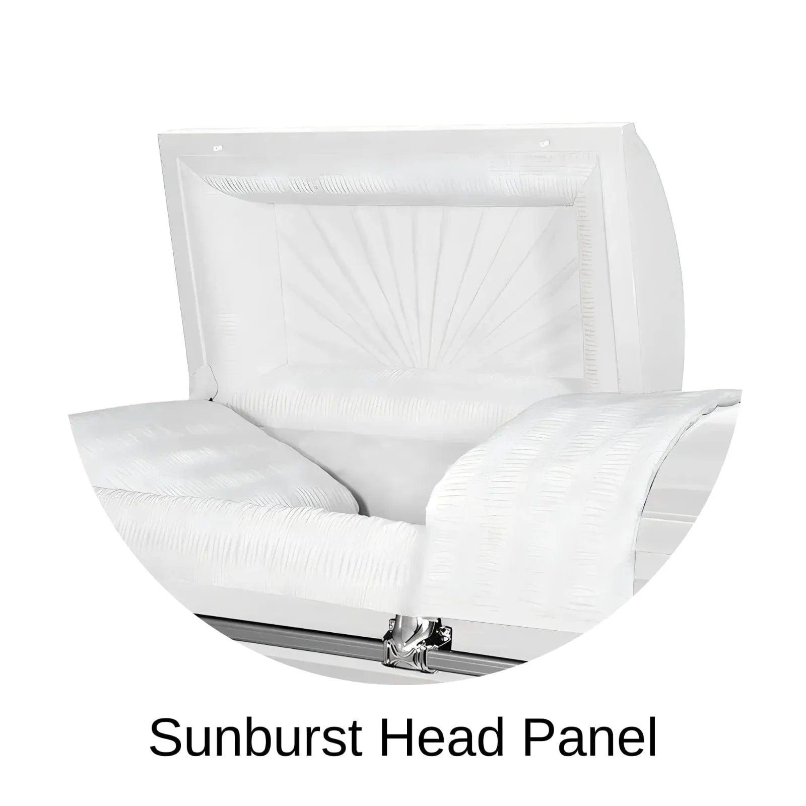 Sunburst Head Panel Of Titan Orion Series Casket