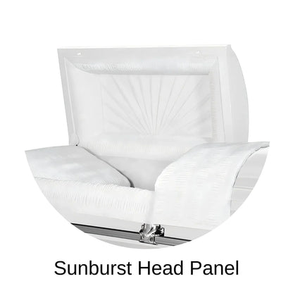 Sunburst Head Panel Of Titan Orion Series Casket