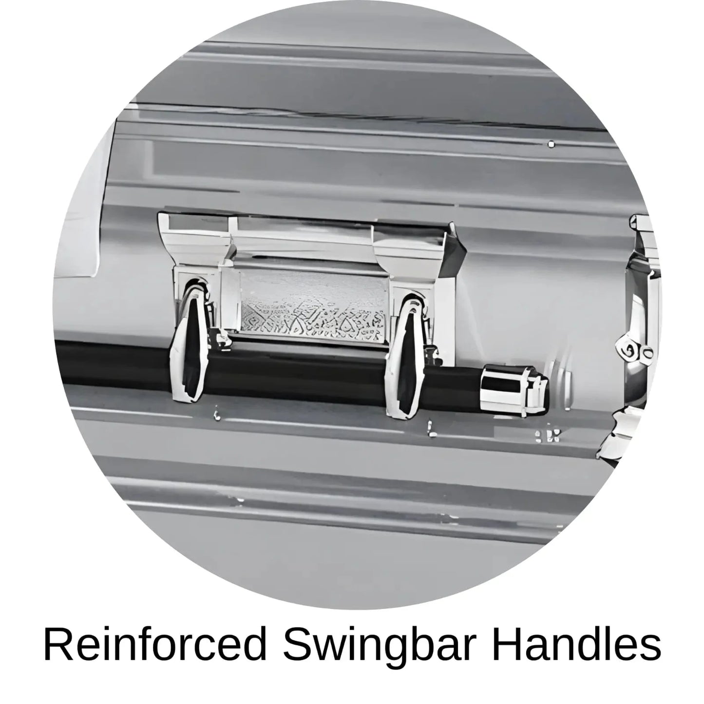 Reinforced SwingBar Handles Of Titan Era Series Casket 
