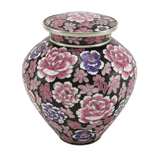 Filigree™ Floral Pink Large Adult Urn