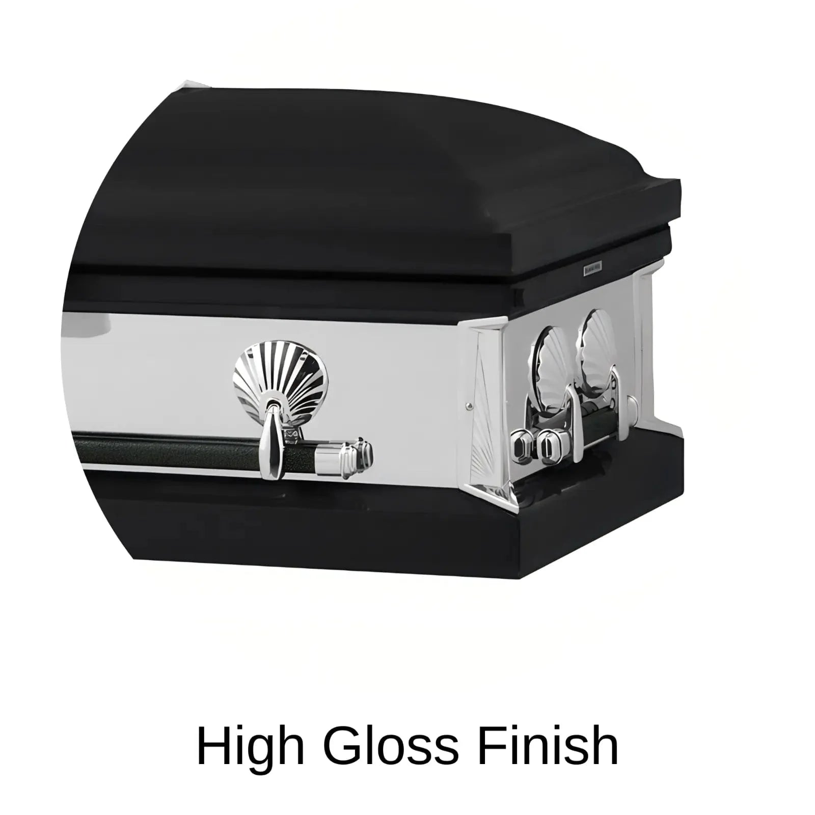 High Gloss Finish Of Titan Reflection Series Casket 