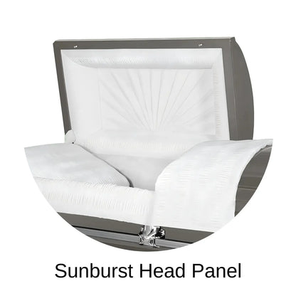 Sunburst Head Panel Of Titan Orion Series Casket