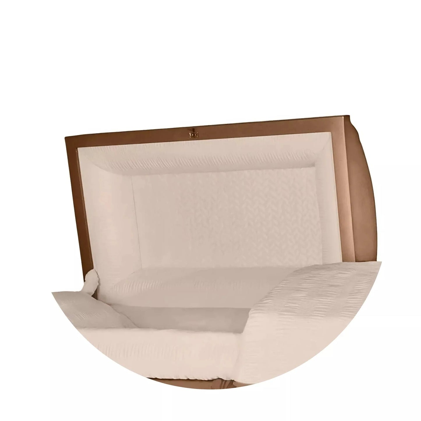 Andover Series | Copper Steel Casket with Rosetan Interior