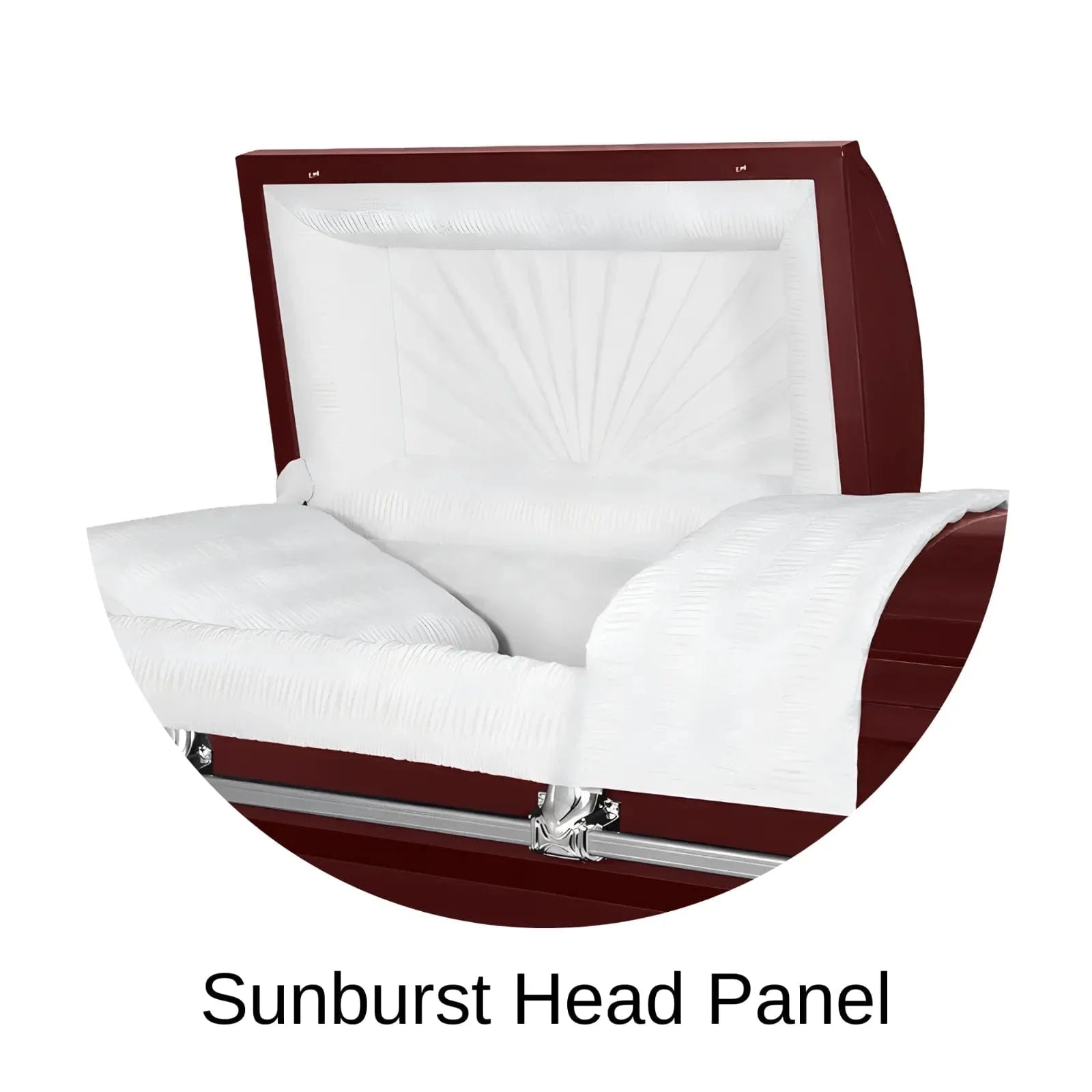 Sunburst Head Panel Of Titan Orion Series Casket