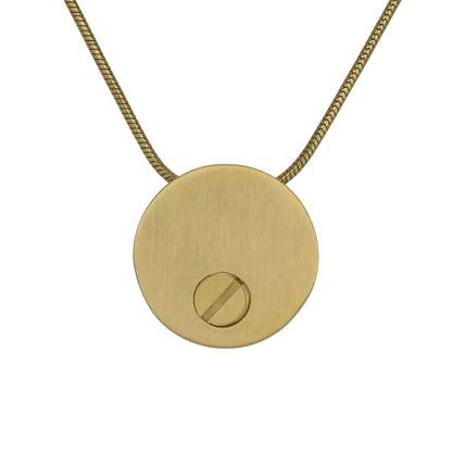 Bronze Large Paw Prints Pendant