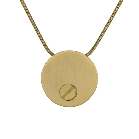 Bronze Large Paw Prints Pendant