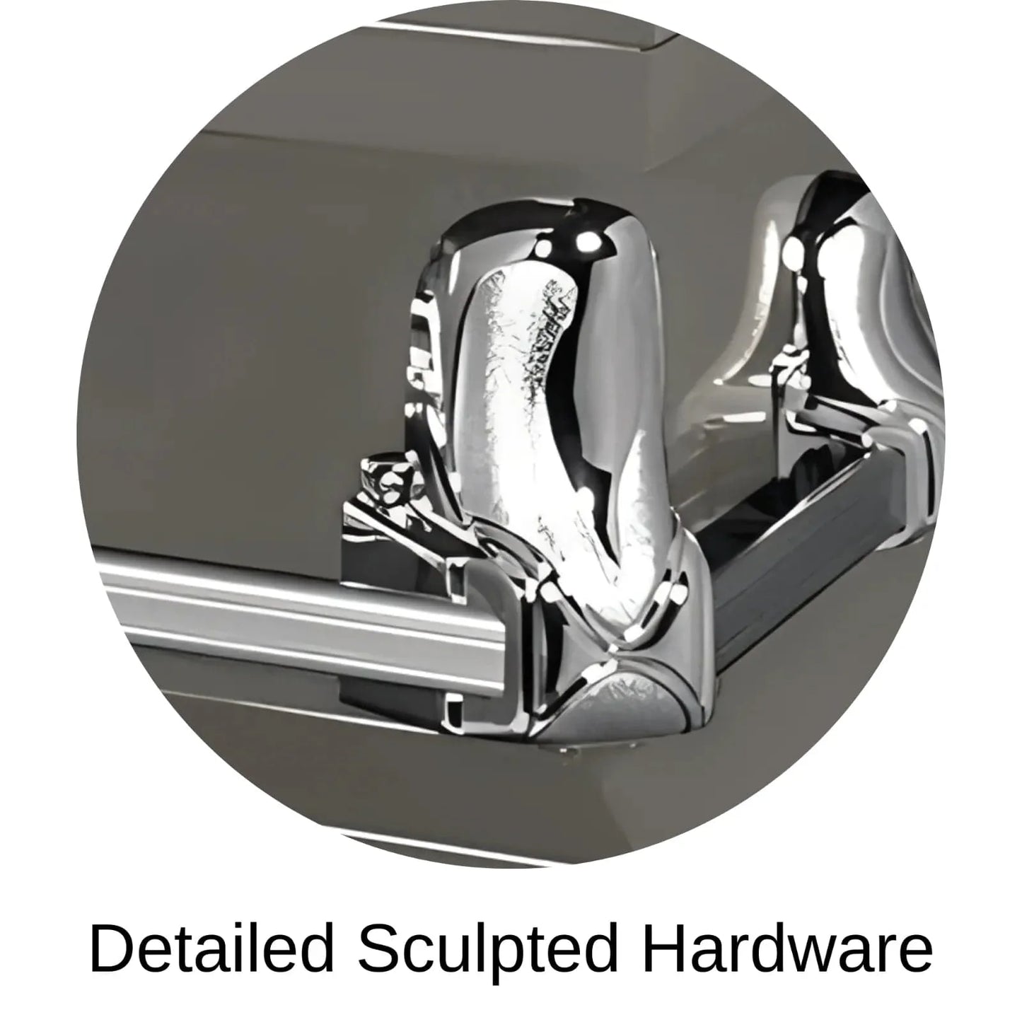 Detailed Sculpted Hardware Of Titan Orion Series Casket