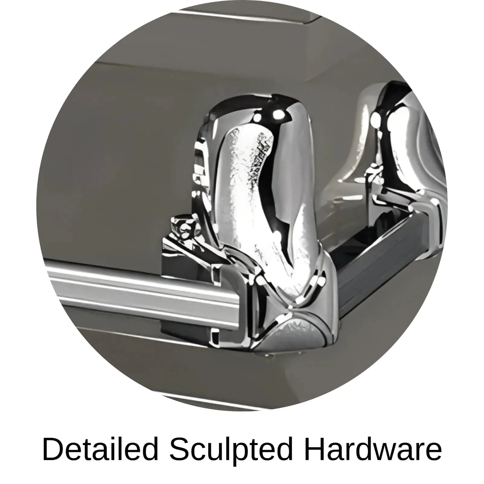 Detailed Sculpted Hardware Of Titan Orion Series Casket