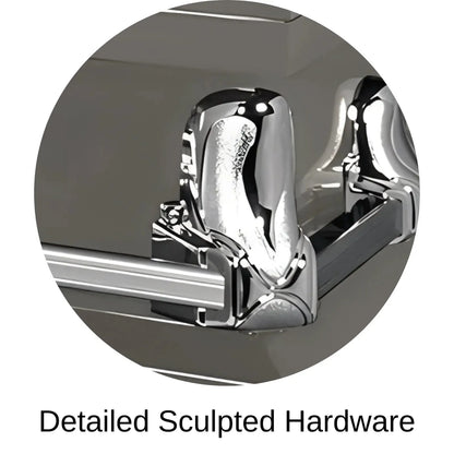 Detailed Sculpted Hardware Of Titan Orion Series Casket