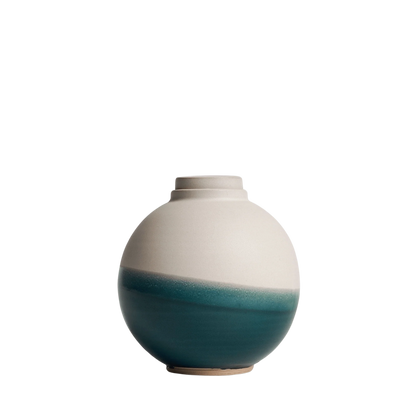 Solstice X Terra Noir |  Soft White With Blue Moon Keepsake Urn