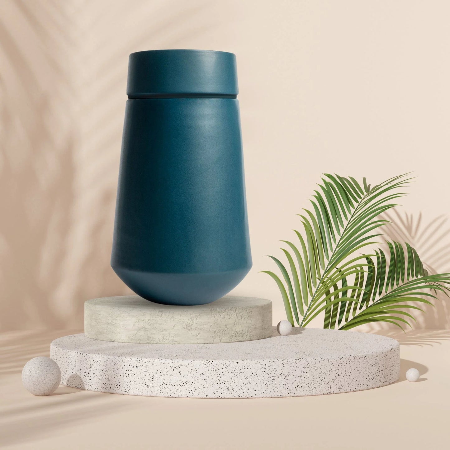 Aegis Ceramic Urn | Teal Adult Urn