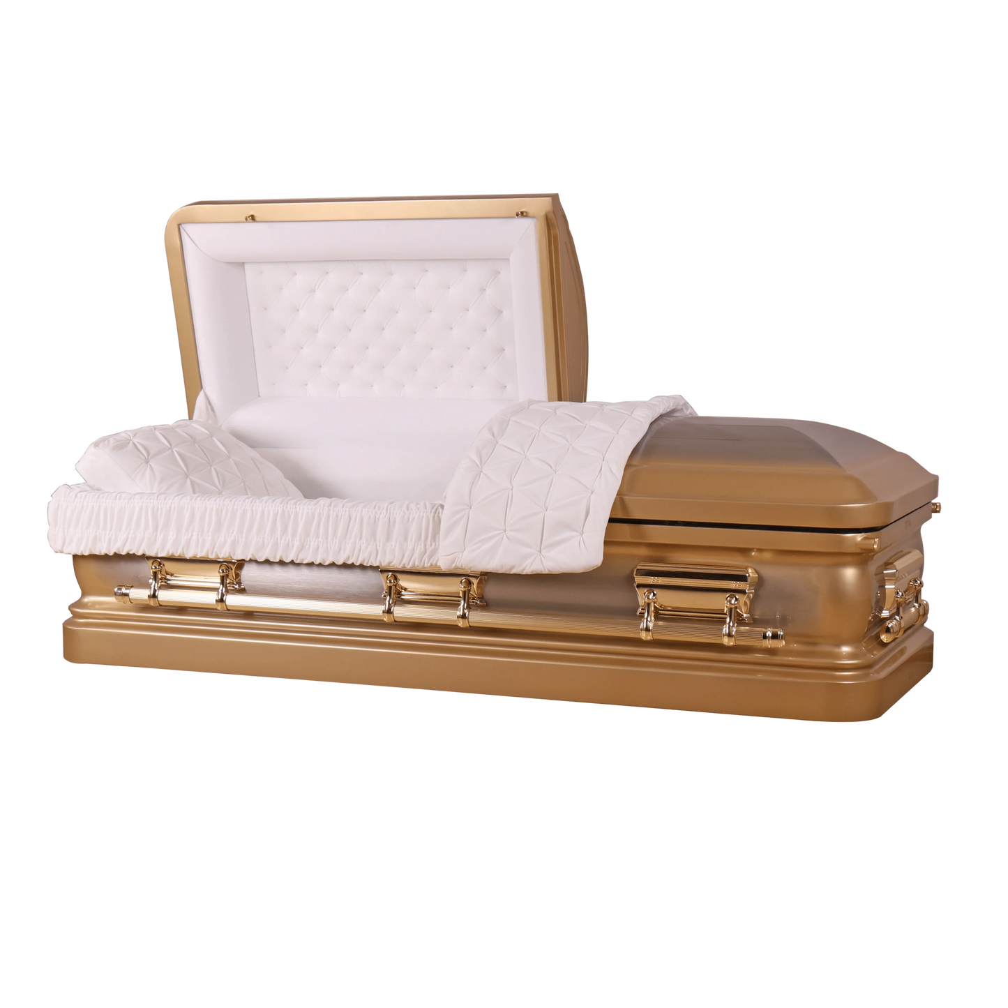 Adams Series | Gold Steel Casket