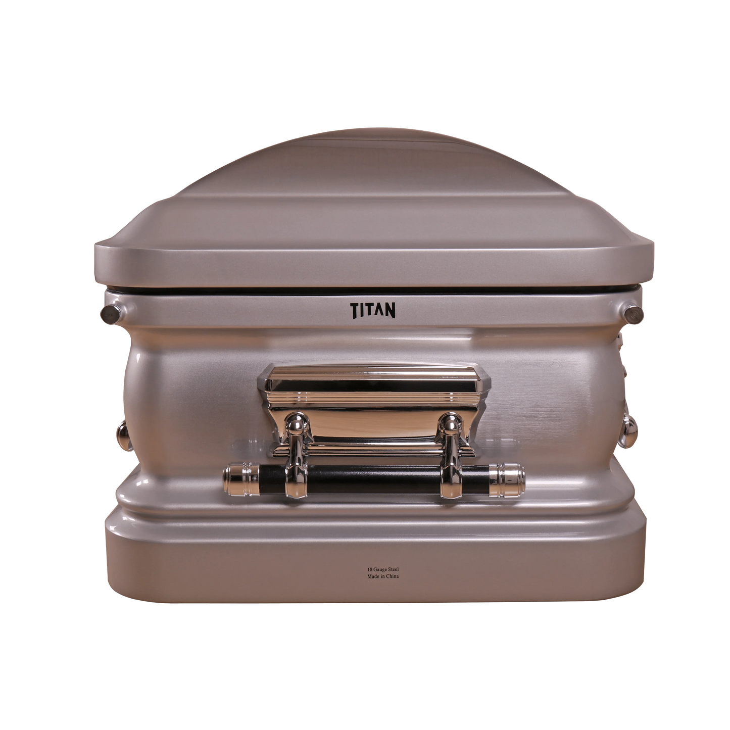 Adams Series | Silver Steel Casket
