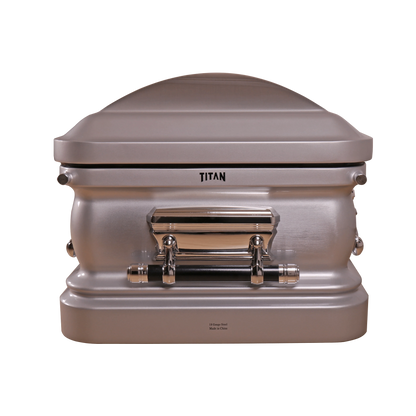 Adams Series | Silver Steel Casket