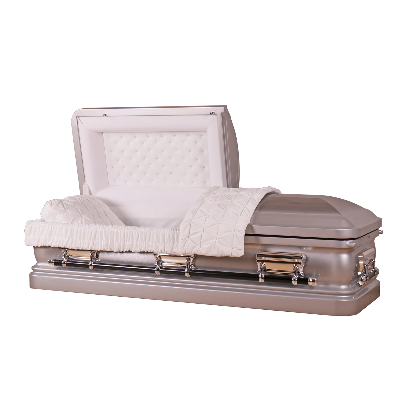 Adams Series | Silver Steel Casket
