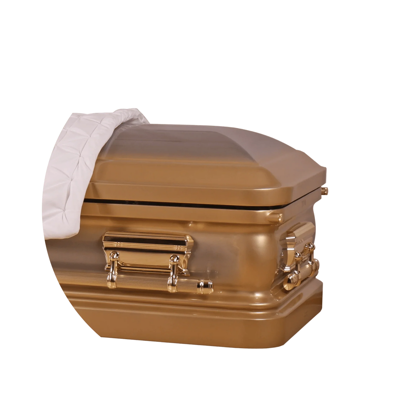 Adams Series | Gold Steel Casket