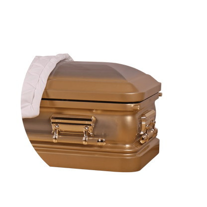 Adams Series | Gold Steel Casket