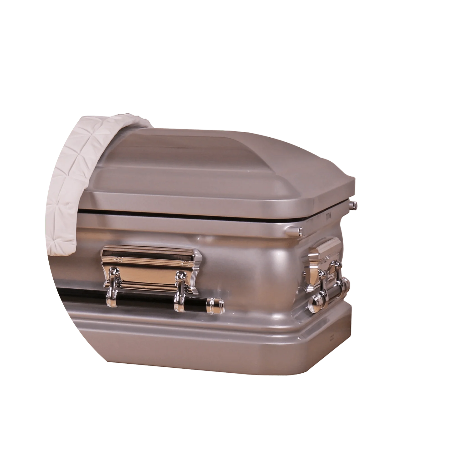 Adams Series | Silver Steel Casket