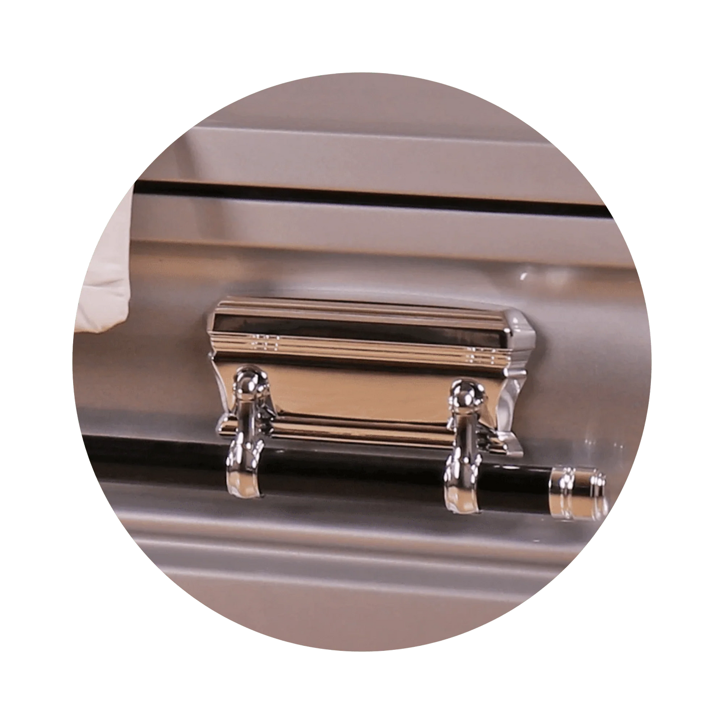 Adams Series | Silver Steel Casket