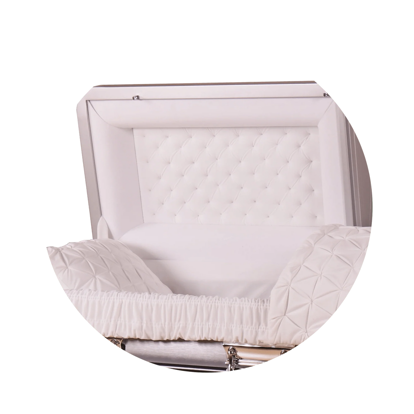 Adams Series | Silver Steel Casket