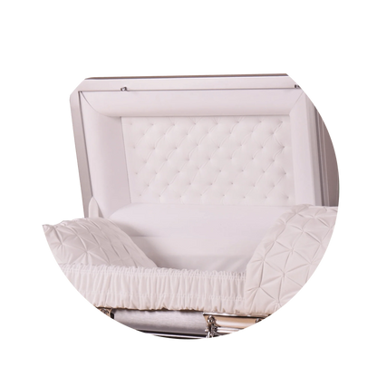 Adams Series | Silver Steel Casket