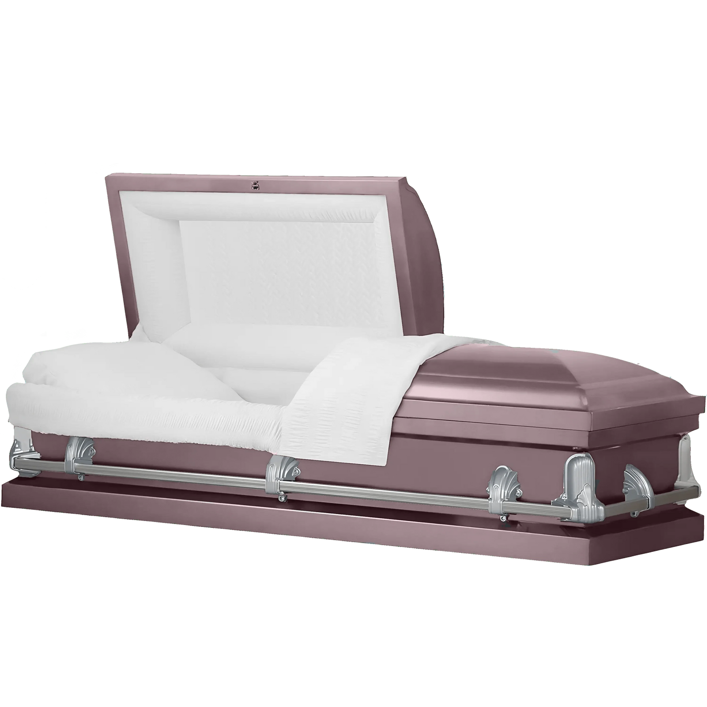 Andover Series | Orchid Steel Casket with White Interior