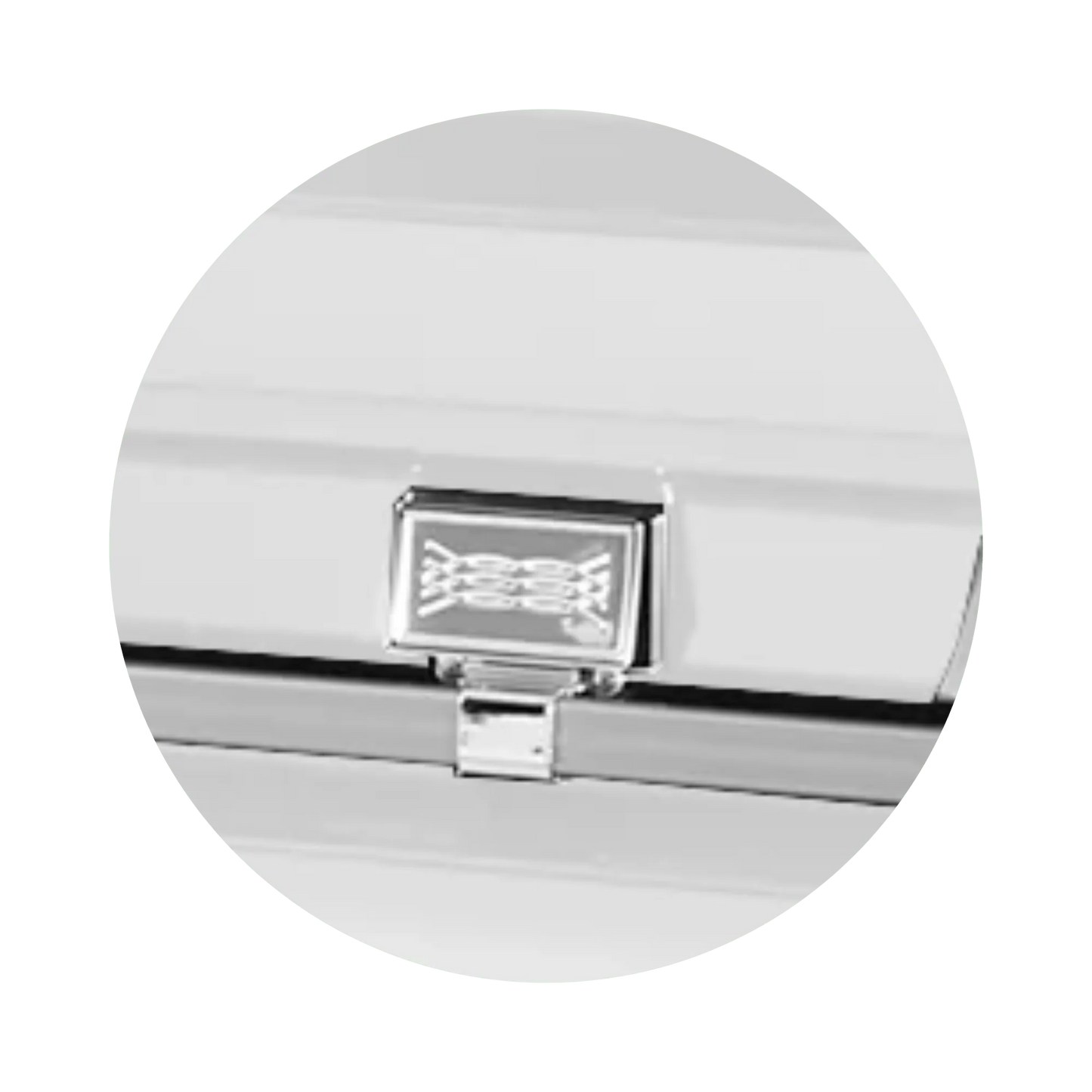 Atlas XL | White Steel Oversize Casket with White Interior