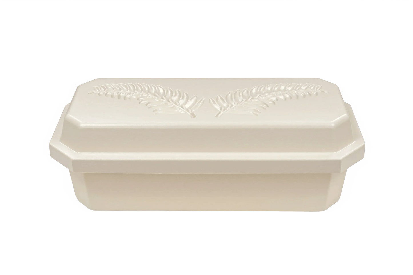 Standard Pet Casket | Almond With Grey