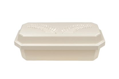 Standard Pet Casket | Almond With Grey