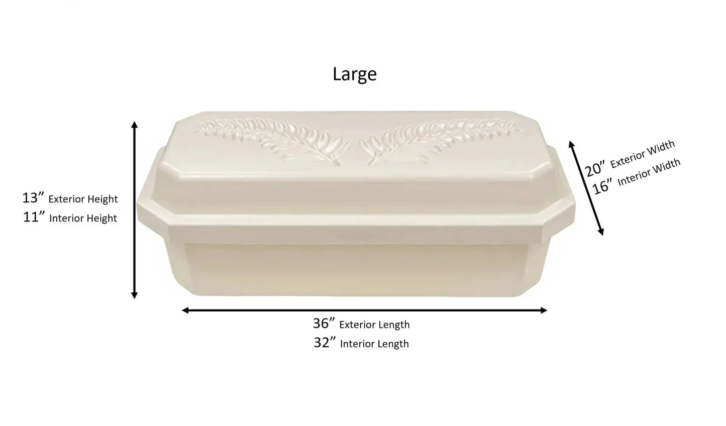 Standard Pet Casket | Almond With Pink