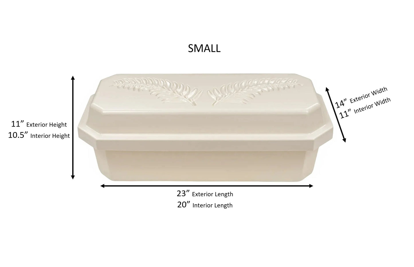 Base Burial Pet Casket | Almond