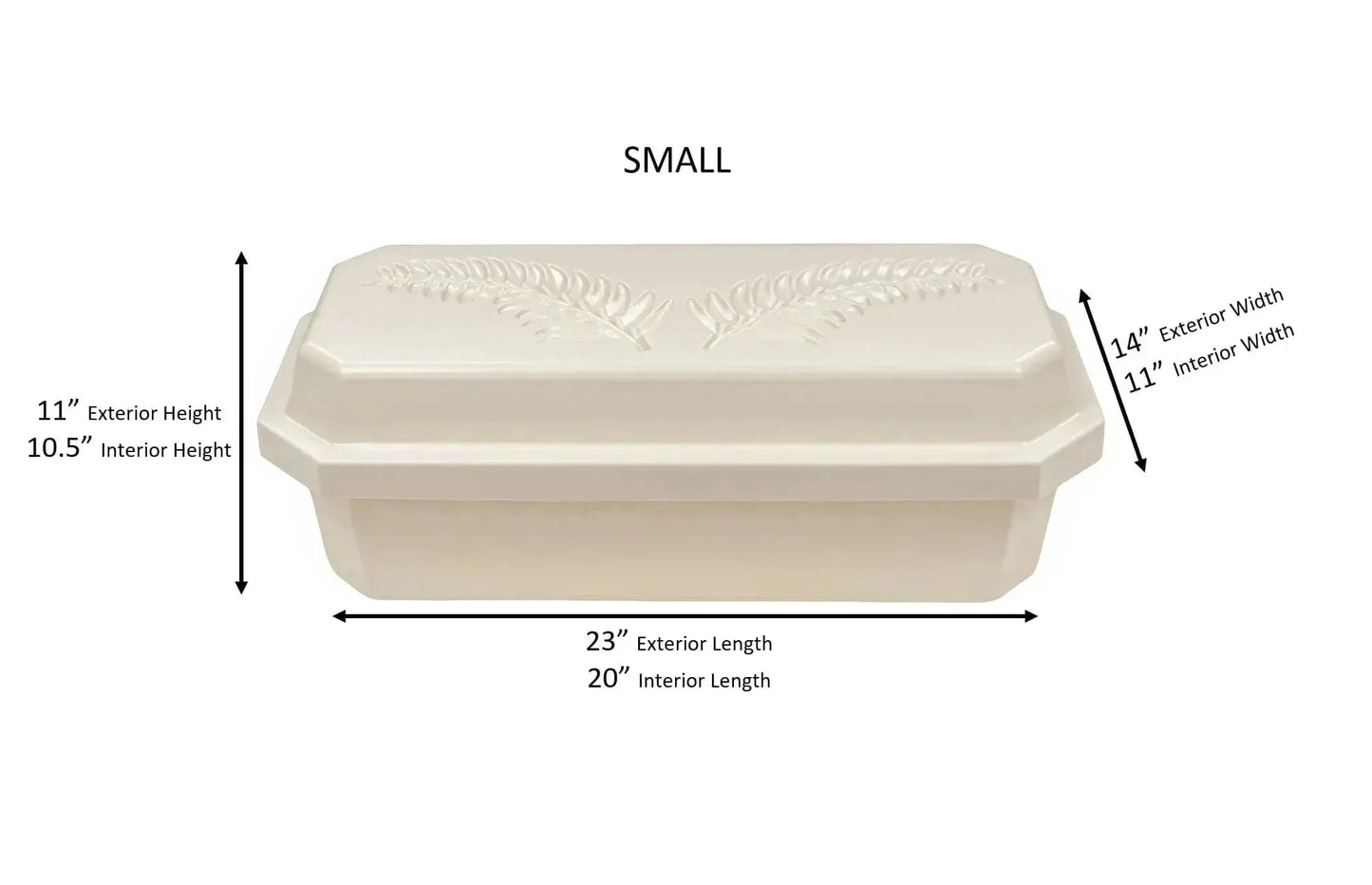 Standard Pet Casket | Almond With Pink