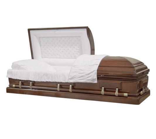 Shadow Image Of Braeburn (Poplar) Series Wood Casket 