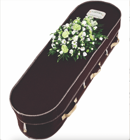 Brown Fleece Woolen Casket