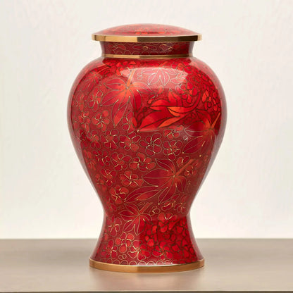 Etienne Autumn Leaves Large Adult Urn