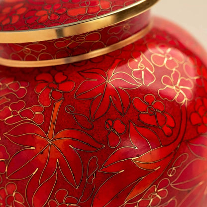 Etienne Autumn Leaves Large Adult Urn