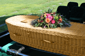 Titan Willow | Wicker Casket made from Willow - Titan Casket