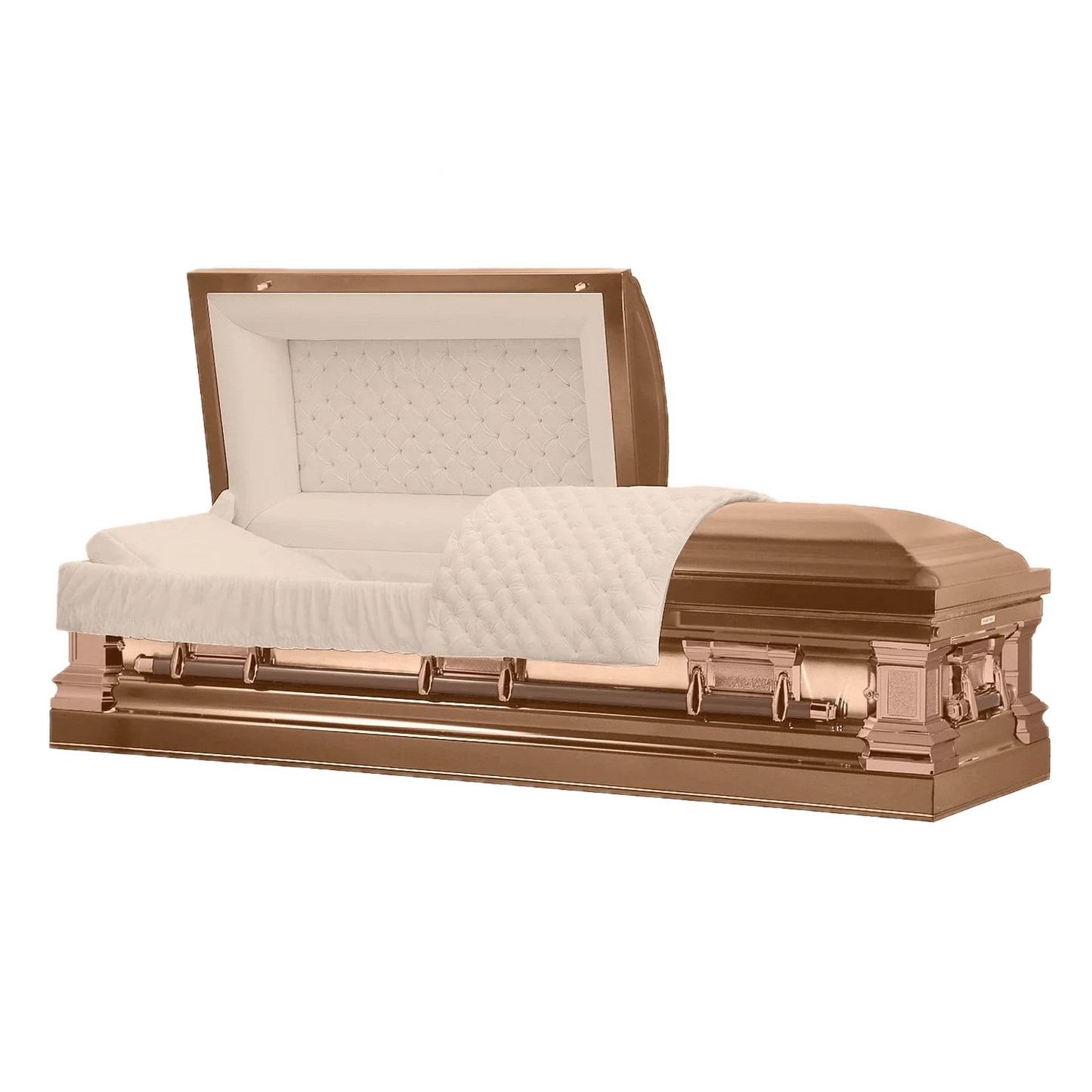 Era Stainless Series | Copper Stainless Steel Casket with Rosetan Interior