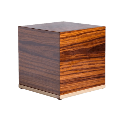 Wood Pet Urn - The Murray in Warm Brown