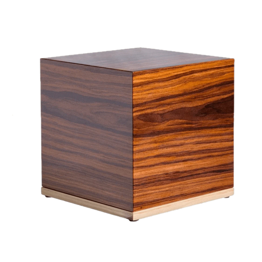 Wood Pet Urn - The Murray in Warm Brown