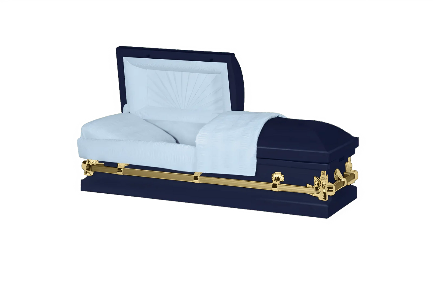 Youth & Child | Dark Blue & Gold Youth Casket