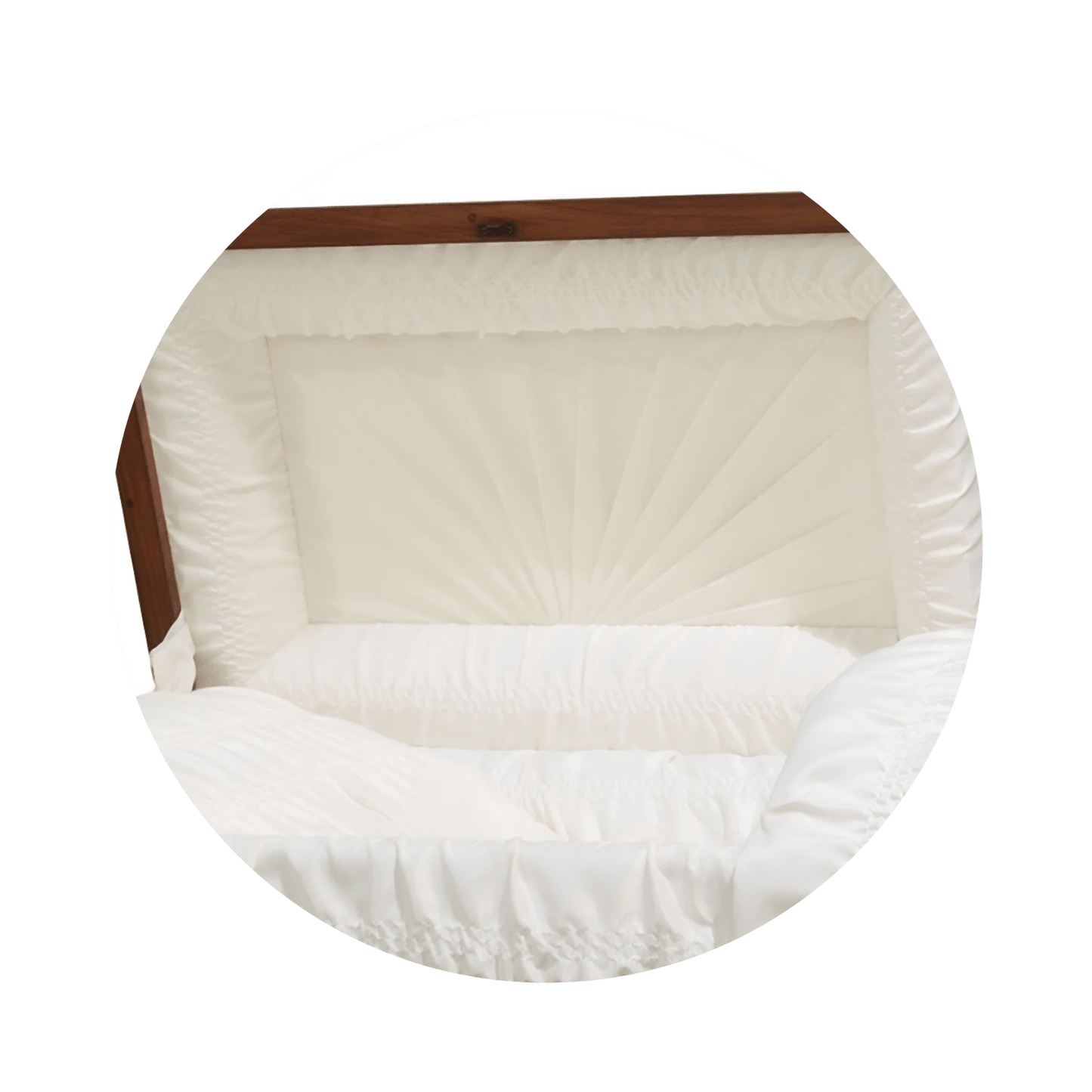 Essex (Poplar) | Poplar Wood Casket with Satin Cherry Finish