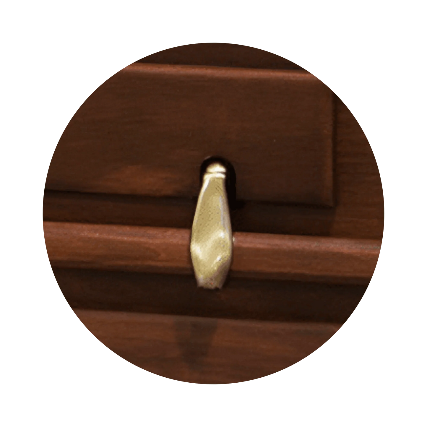 Essex (Poplar) | Poplar Wood Casket with Satin Cherry Finish
