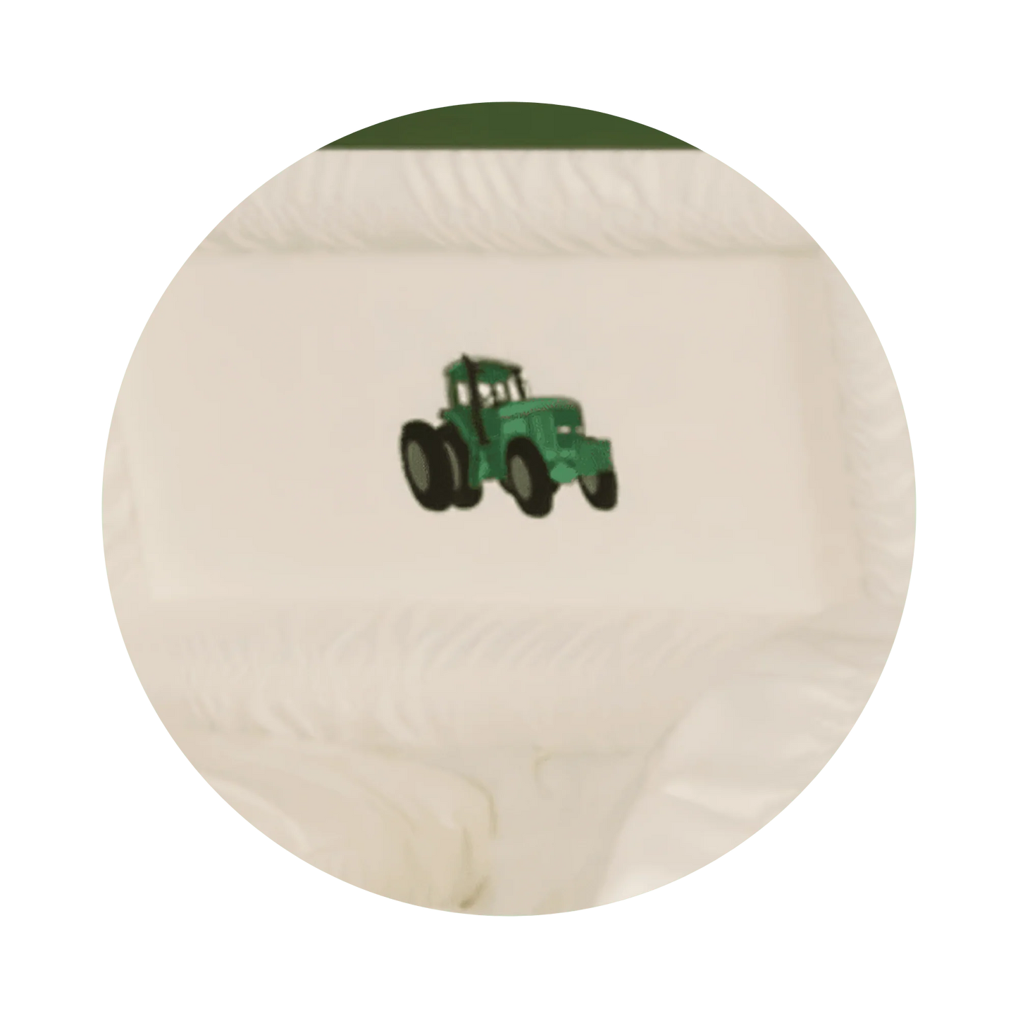 Farmer | Green Steel Casket with White Interior