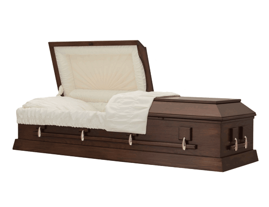 Artisan | Poplar Wood Casket with a Satin Finish - Titan Casket