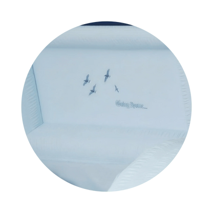 Going Home | Dark Blue Steel Casket with Light Blue Interior